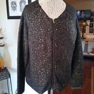 Mossimo Black/Gold Jacket/Blazer. Sz. XXL.